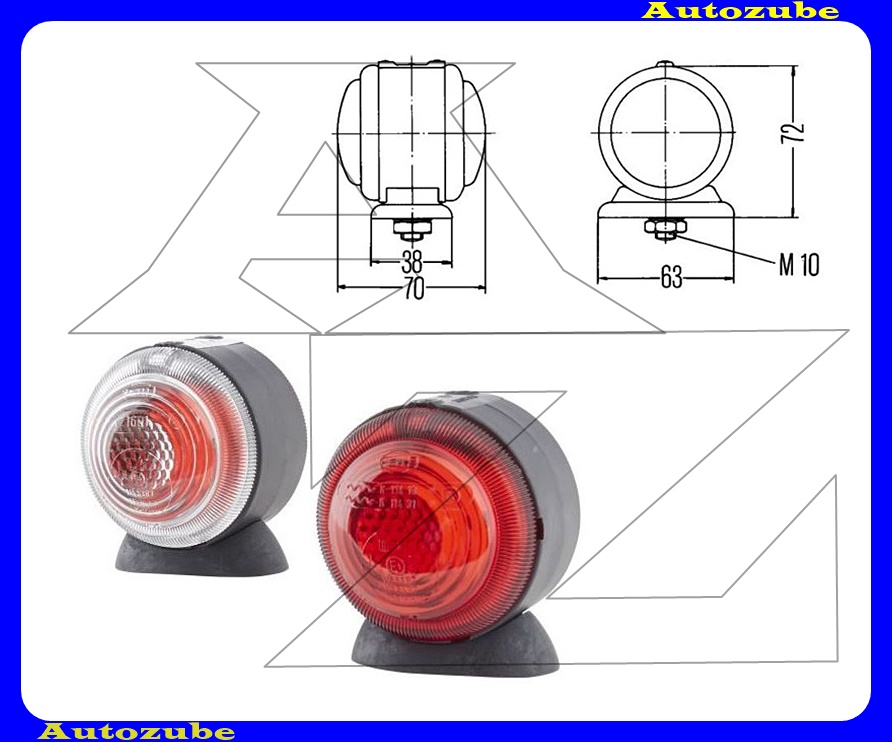 Szélességjelző piros/fehér Szélességjelző piros/fehér