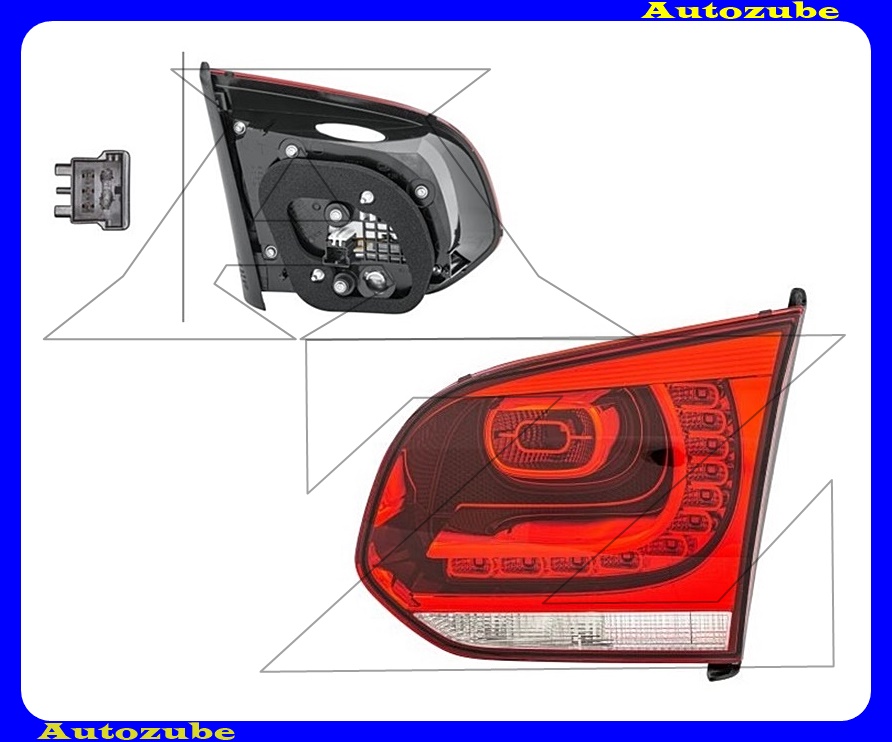 Hátsó lámpa jobb belső piros Hátsó lámpa jobb belső piros