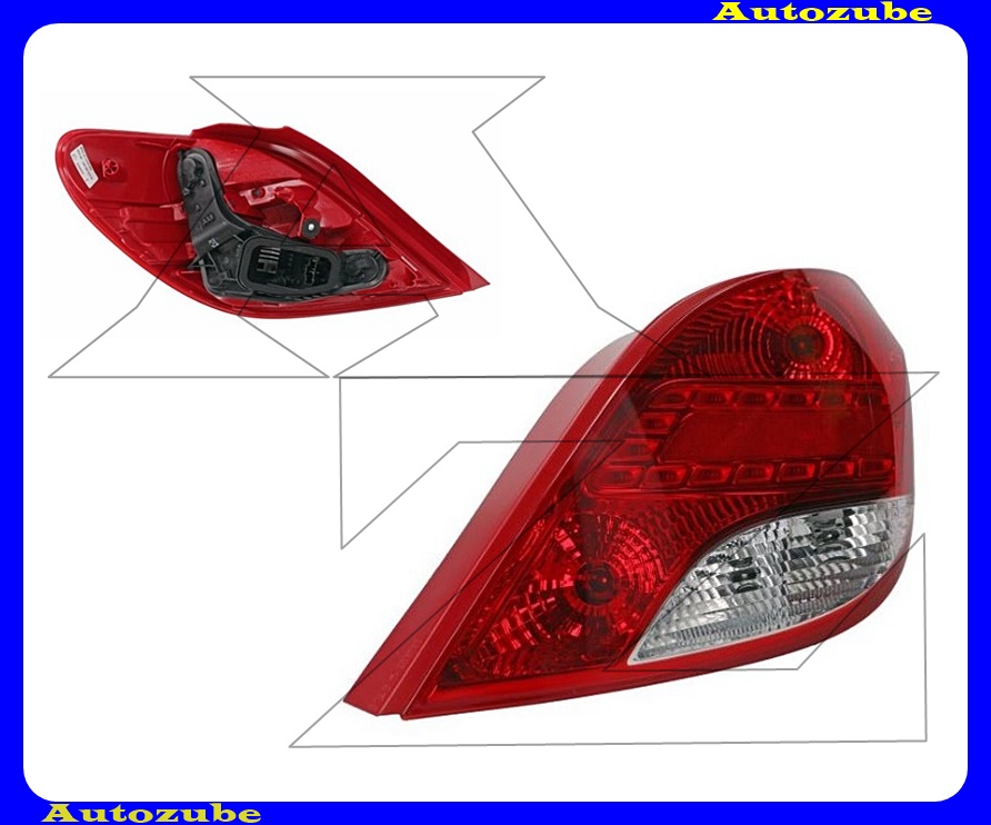 Hátsó lámpa jobb Hátsó lámpa jobb