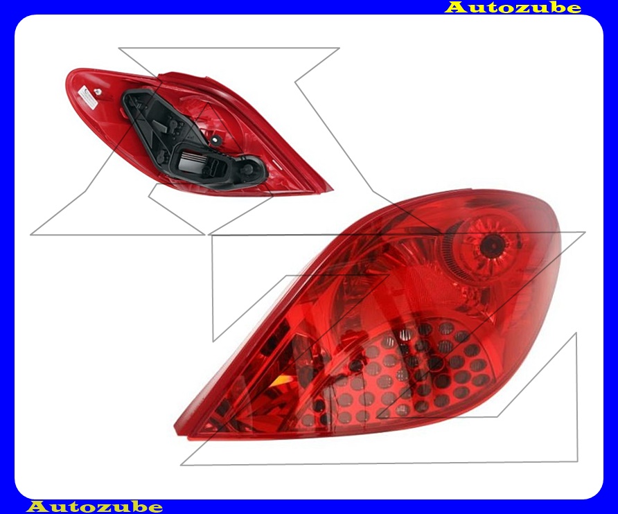 Hátsó lámpa jobb Hátsó lámpa jobb