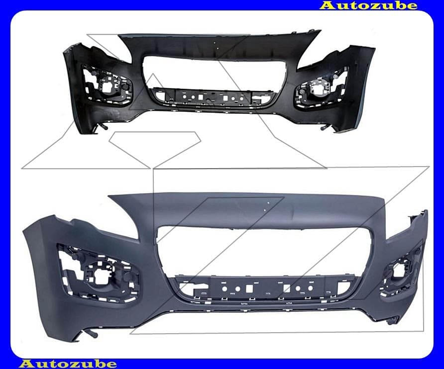 Első lökhárító alapozott Első lökhárító alapozott