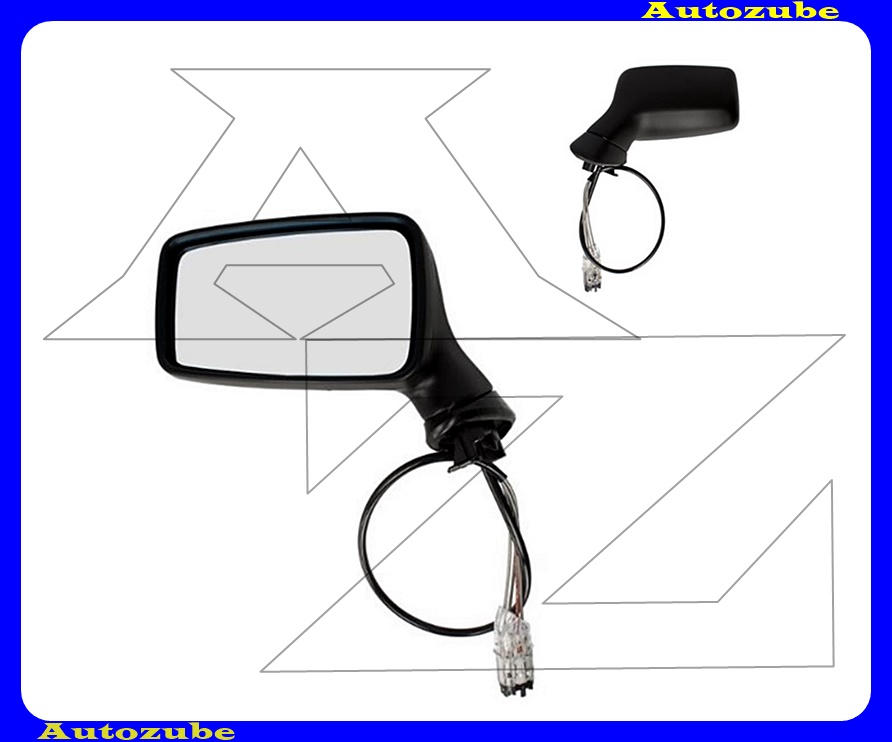 Visszapillantó tükör bal, manuális, tükörlappal, fekete borítással Visszapillantó tükör bal, manuális, tükörlappal, fekete borítással