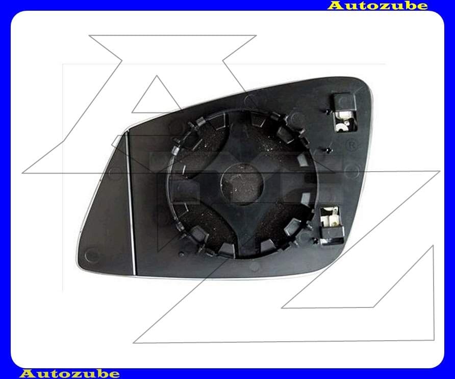 Visszapillantó tükörlap jobb, fűthető-aszférikus (tartólappal) Visszapillantó tükörlap jobb, fűthető-aszférikus (tartólappal)