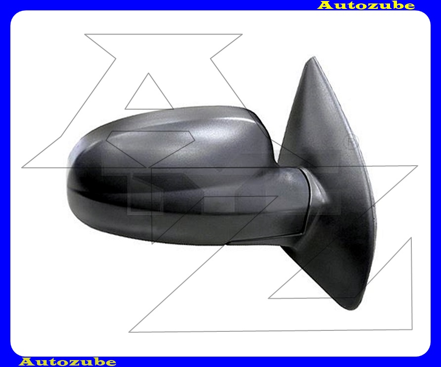 Visszapillantó tükör jobb, elektromos, fűthető-domború tükörlappal, fekete borítással Visszapillantó tükör jobb, elektromos, fűthető-domború tükörlappal, fekete borítással