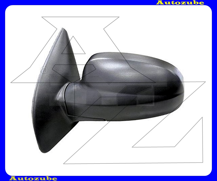 Visszapillantó tükör bal, elektromos, fűthető-domború tükörlappal, fekete borítással Visszapillantó tükör bal, elektromos, fűthető-domború tükörlappal, fekete borítással