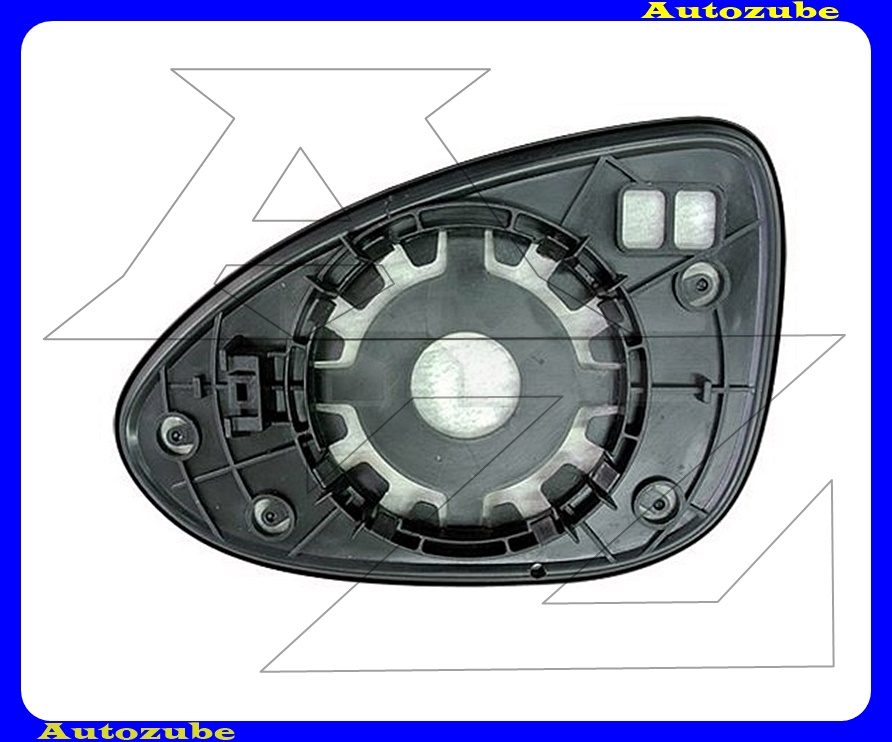 Visszapillantó tükörlap jobb, domború (tartólappal)