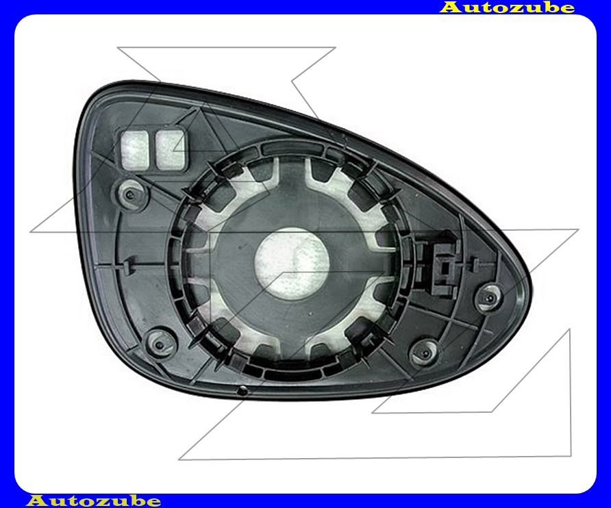 Visszapillantó tükörlap bal, domború (tartólappal)