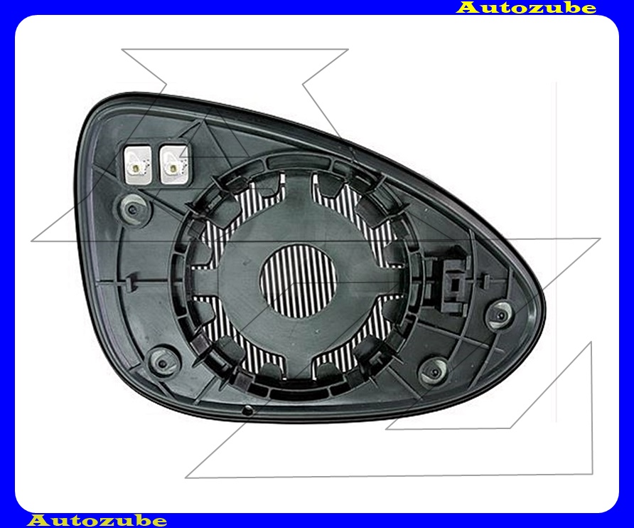 Visszapillantó tükörlap bal, fűthető-domború (tartólappal)