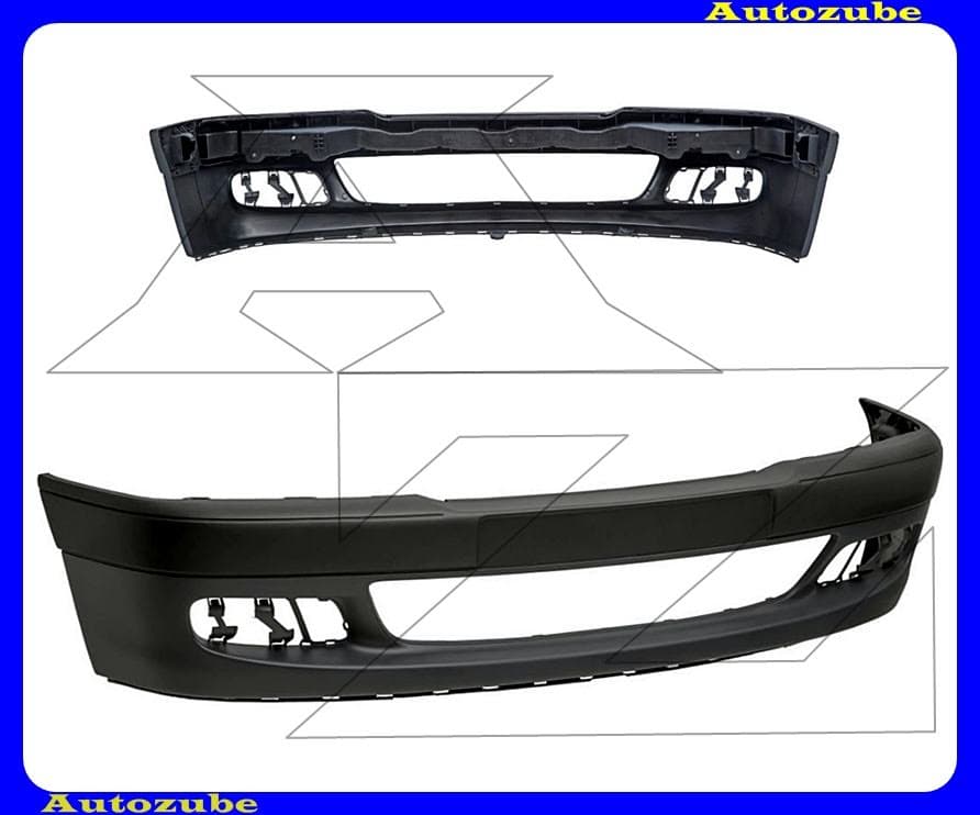 Első lökhárító részben alapozott Első lökhárító részben alapozott