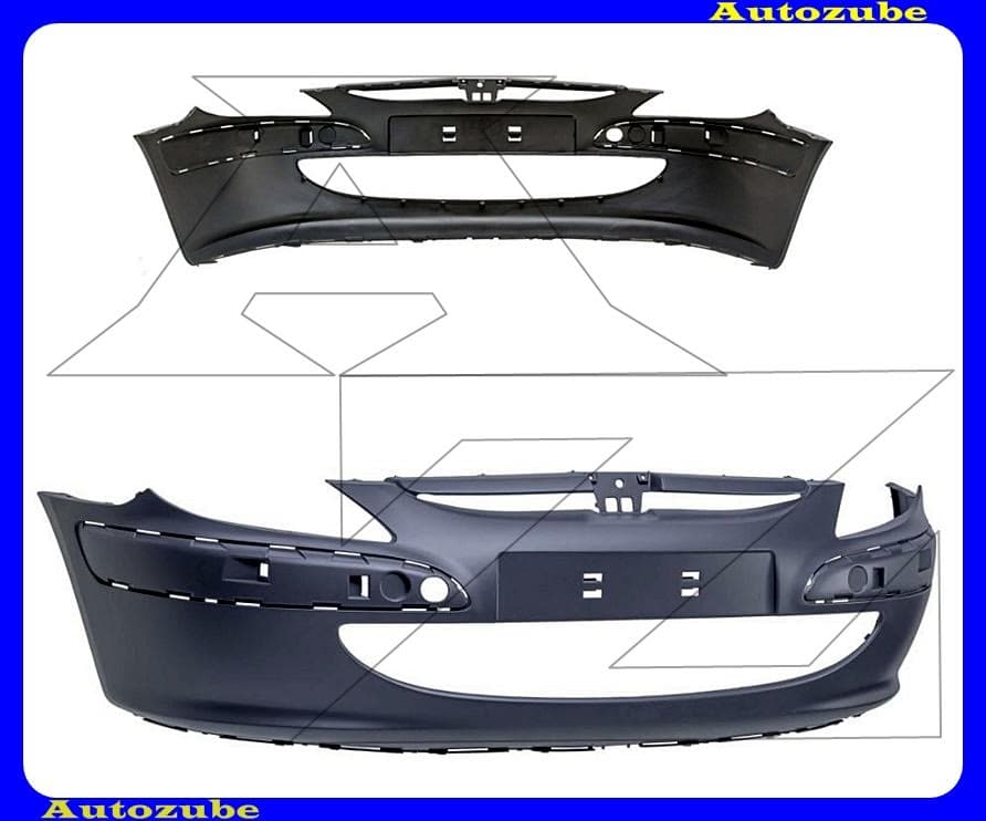 Első lökhárító alapozott Első lökhárító alapozott