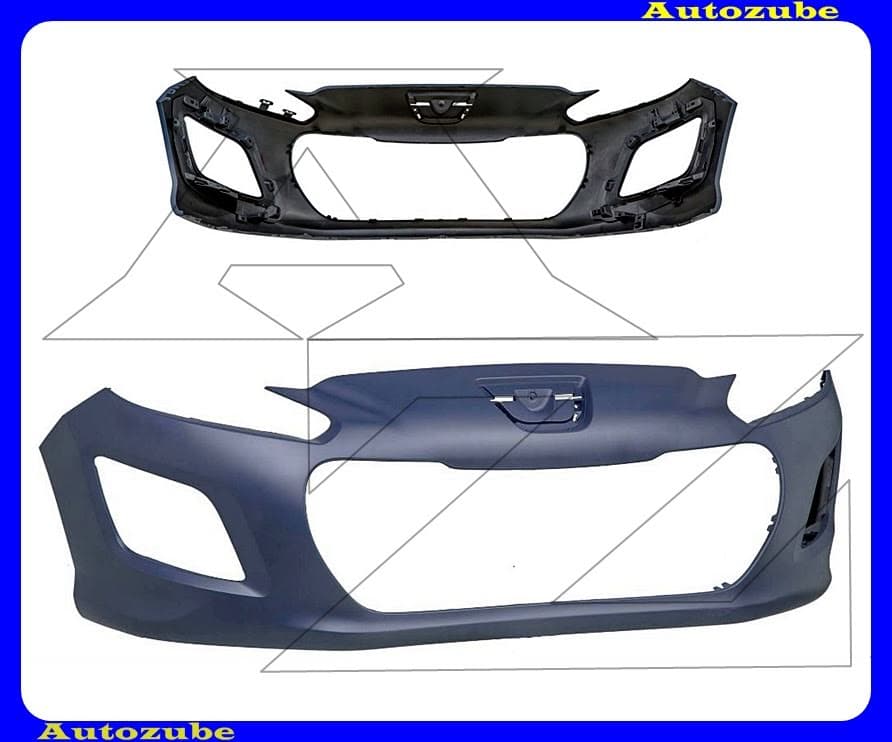 Első lökhárító alapozott Első lökhárító alapozott