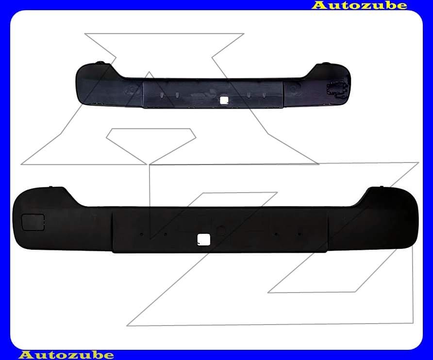 Első lökhárító középső rácsra fekete betét Első lökhárító középső rácsra fekete betét