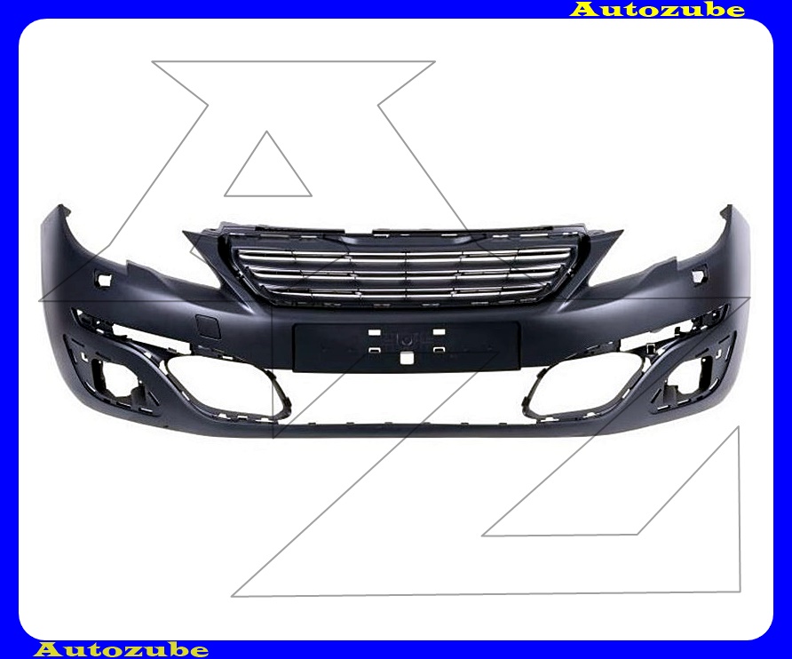 Első lökhárító alapozott, fényszórómosós Első lökhárító alapozott, fényszórómosós