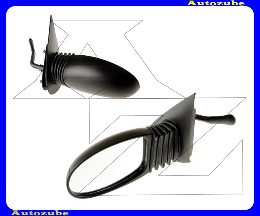 Visszapillantó tükör bal, manuális, domború tükörlappal, fekete borítással Visszapillantó tükör bal, manuális, domború tükörlappal, fekete borítással