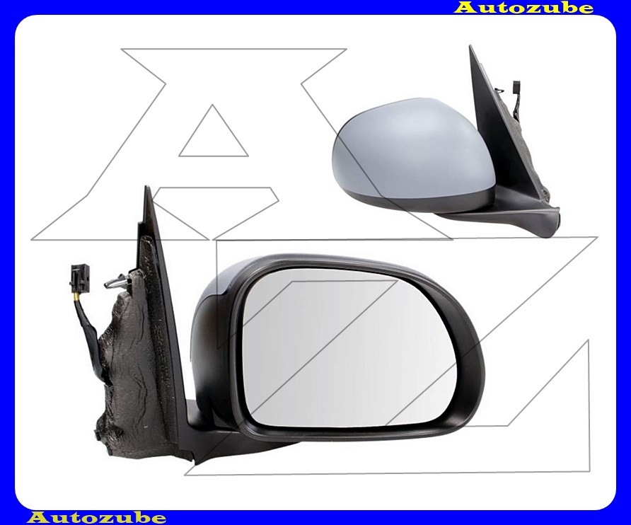 Visszapillantó tükör jobb, elektromos, fűthető-domború tükörlappal, hőmérős, fényezhető borítással Visszapillantó tükör jobb, elektromos, fűthető-domború tükörlappal, hőmérős, fényezhető borítással