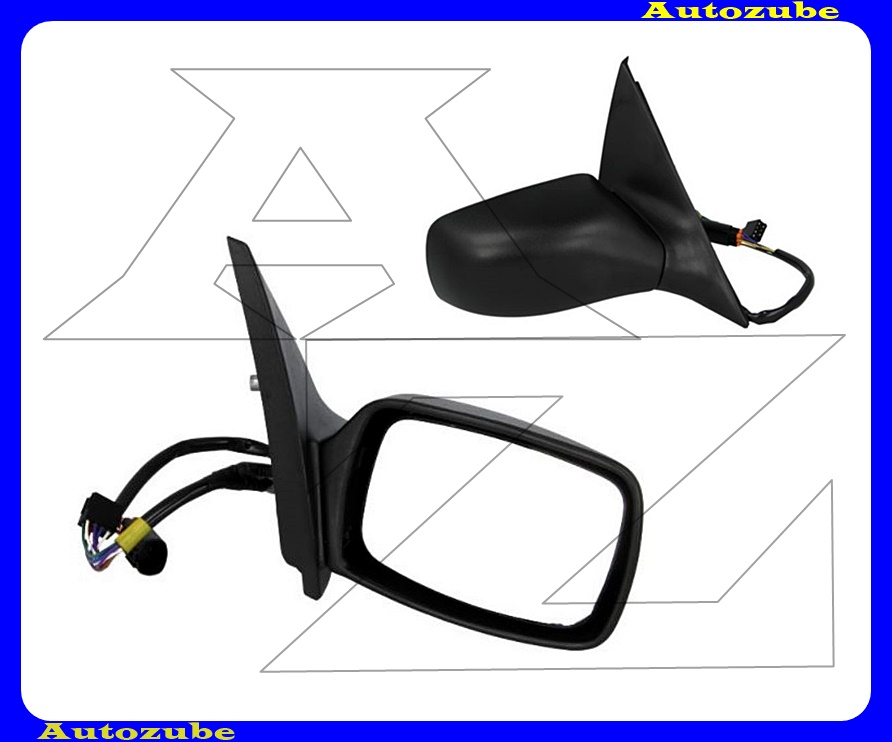 Visszapillantó tükör jobb, elektromos, fűthető-domború tükörlappal, fekete borítással Visszapillantó tükör jobb, elektromos, fűthető-domború tükörlappal, fekete borítással