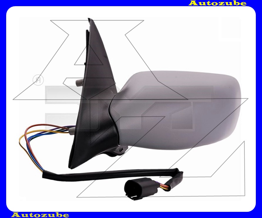 Visszapillantó tükör jobb, elektromos, fűthető-domború tükörlappal, fényezhető borítással Visszapillantó tükör jobb, elektromos, fűthető-domború tükörlappal, fényezhető borítással