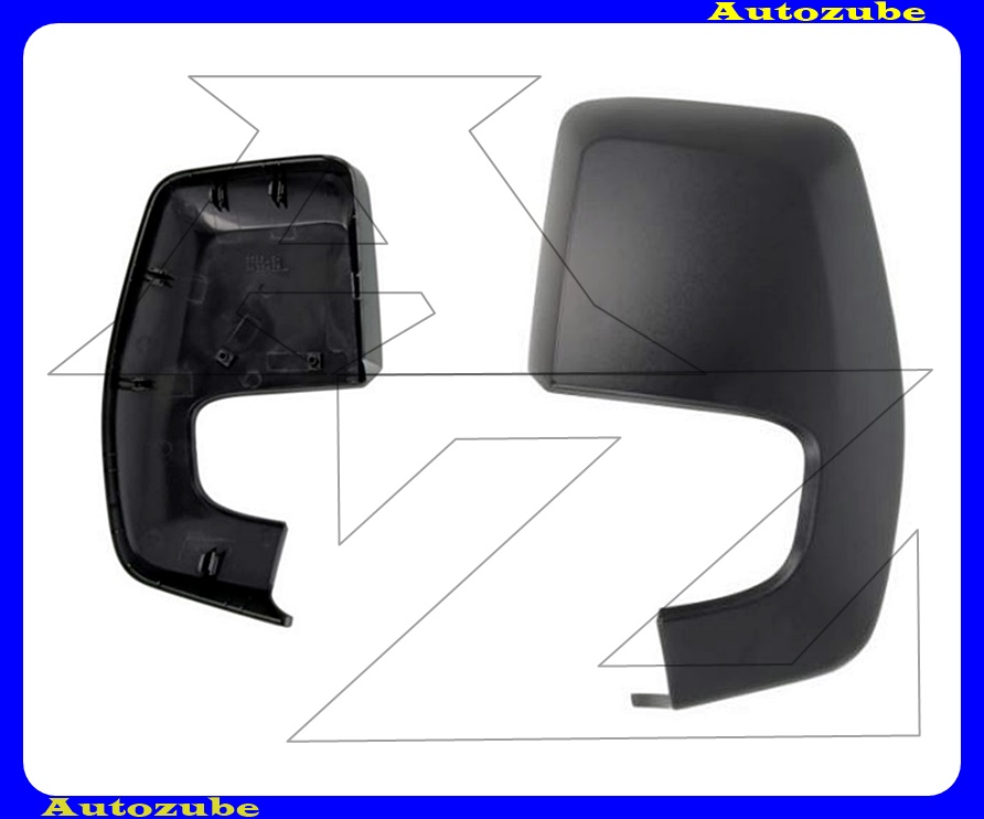 Visszapillantó tükörborítás bal, fekete Visszapillantó tükörborítás bal, fekete