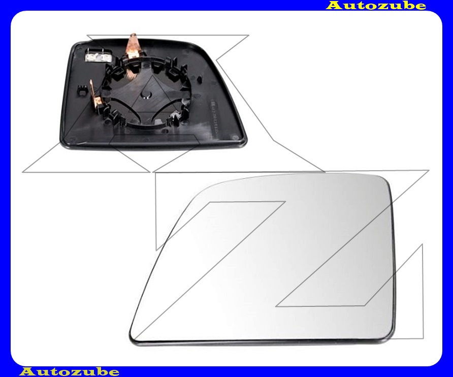 Visszapillantó tükörlap bal, fűthető-domború (tartólappal) Visszapillantó tükörlap bal, fűthető-domború (tartólappal)