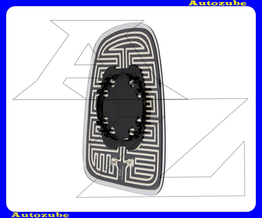 Visszapillantó tükörlap jobb, fűthető-domború (tartólappal) Visszapillantó tükörlap jobb, fűthető-domború (tartólappal)