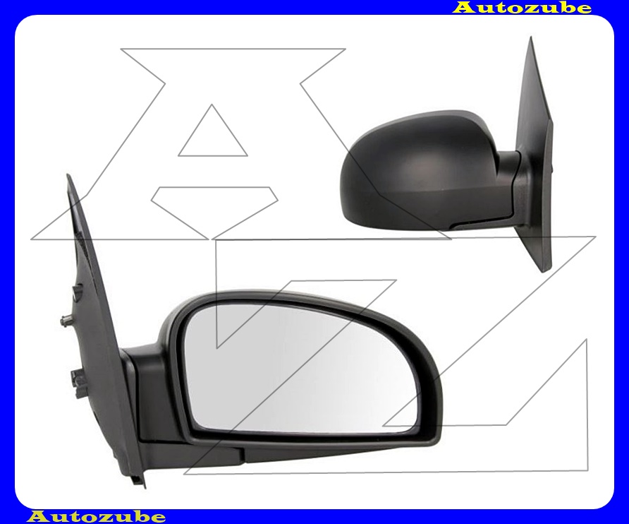 Visszapillantó tükör jobb, elektromos, domború tükörlappal, fekete borítással Visszapillantó tükör jobb, elektromos, domború tükörlappal, fekete borítással