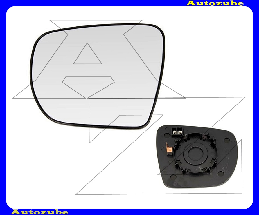 Visszapillantó tükörlap bal, fűthető-domború (tartólappal) Visszapillantó tükörlap bal, fűthető-domború (tartólappal)