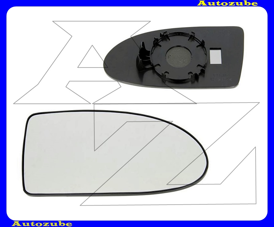 Visszapillantó tükörlap jobb, domború (tartólappal) Visszapillantó tükörlap jobb, domború (tartólappal)