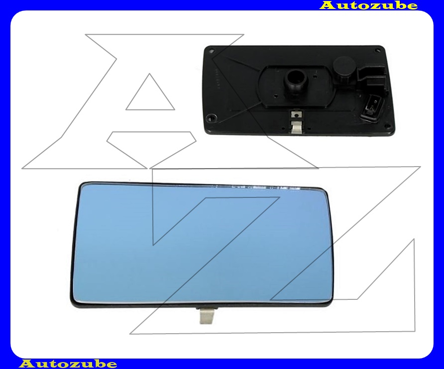 Visszapillantó tükörlap bal, fűthető-sík-kék /manuális tükörhöz/ (tartólappal) Visszapillantó tükörlap bal, fűthető-sík-kék /manuális tükörhöz/ (tartólappal)