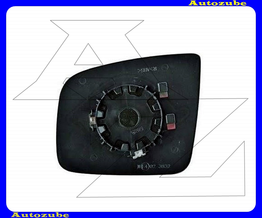 Visszapillantó tükörlap jobb, aszférikus (tartólappal) Visszapillantó tükörlap jobb, aszférikus (tartólappal)