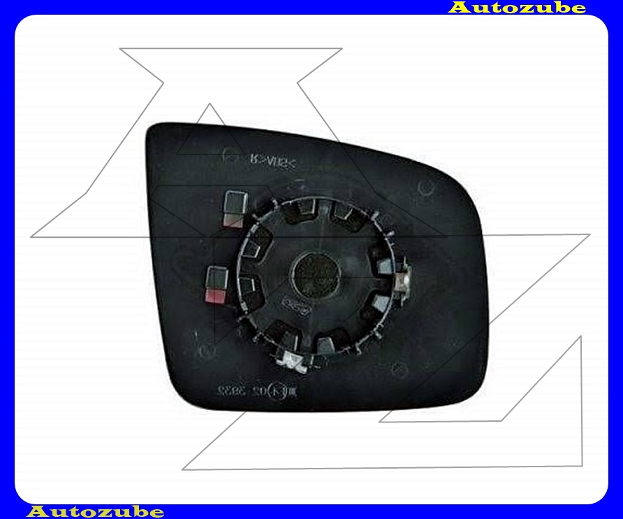 Visszapillantó tükörlap bal, aszférikus (tartólappal) Visszapillantó tükörlap bal, aszférikus (tartólappal)