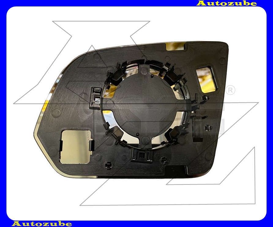 Visszapillantó tükörlap jobb, aszférikus (tartólappal) Visszapillantó tükörlap jobb, aszférikus (tartólappal)