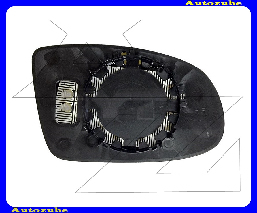 Visszapillantó tükörlap bal, fűthető-aszférikus (tartólappal) Visszapillantó tükörlap bal, fűthető-aszférikus (tartólappal)