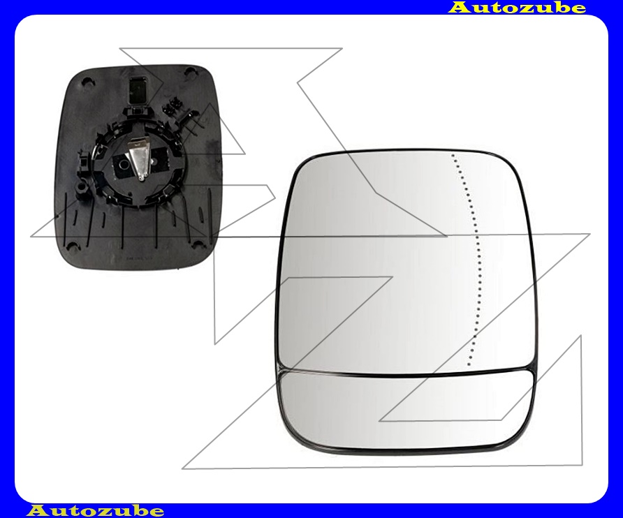 Visszapillantó tükörlap jobb, aszférikus (tartólappal) Visszapillantó tükörlap jobb, aszférikus (tartólappal)