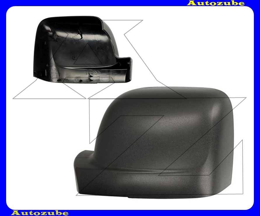 Visszapillantó tükörborítás bal, fekete Visszapillantó tükörborítás bal, fekete