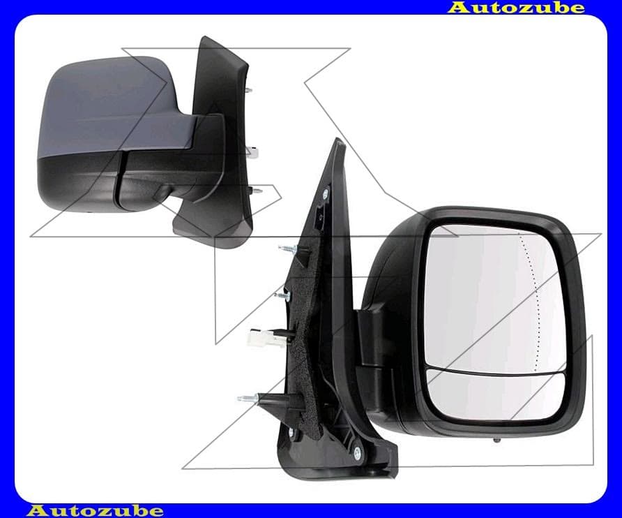 Visszapillantó tükör jobb, elektromos, fűthető-aszférikus tükörlappal, hőmérős, fényezhető borítással Visszapillantó tükör jobb, elektromos, fűthető-aszférikus tükörlappal, hőmérős, fényezhető borítással