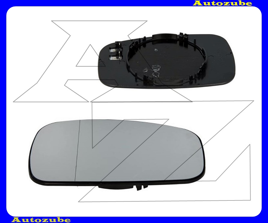 Visszapillantó tükörlap bal, fűthető-aszférikus (tartólappal) Visszapillantó tükörlap bal, fűthető-aszférikus (tartólappal)