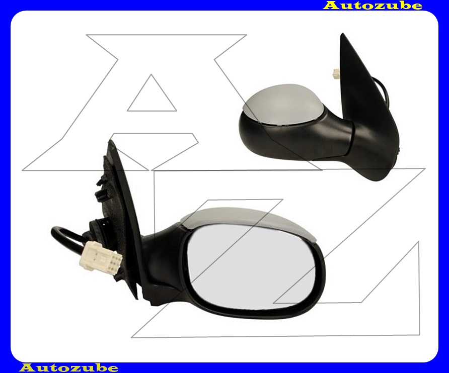 Visszapillantó tükör jobb, manuális, fűthető-domború tükörlappal, fényezhető borítással Visszapillantó tükör jobb, manuális, fűthető-domború tükörlappal, fényezhető borítással