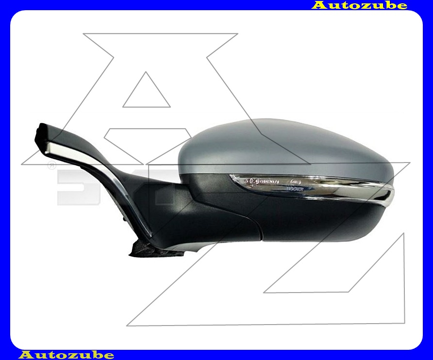 Visszapillantó tükör bal, elektromos, fűthető-domború tükörlappal, fényezhető borítással, irányjelzővel, krómléccel /7PIN/ Visszapillantó tükör bal, elektromos, fűthető-domború tükörlappal, fényezhető borítással, irányjelzővel, krómléccel /7PIN/