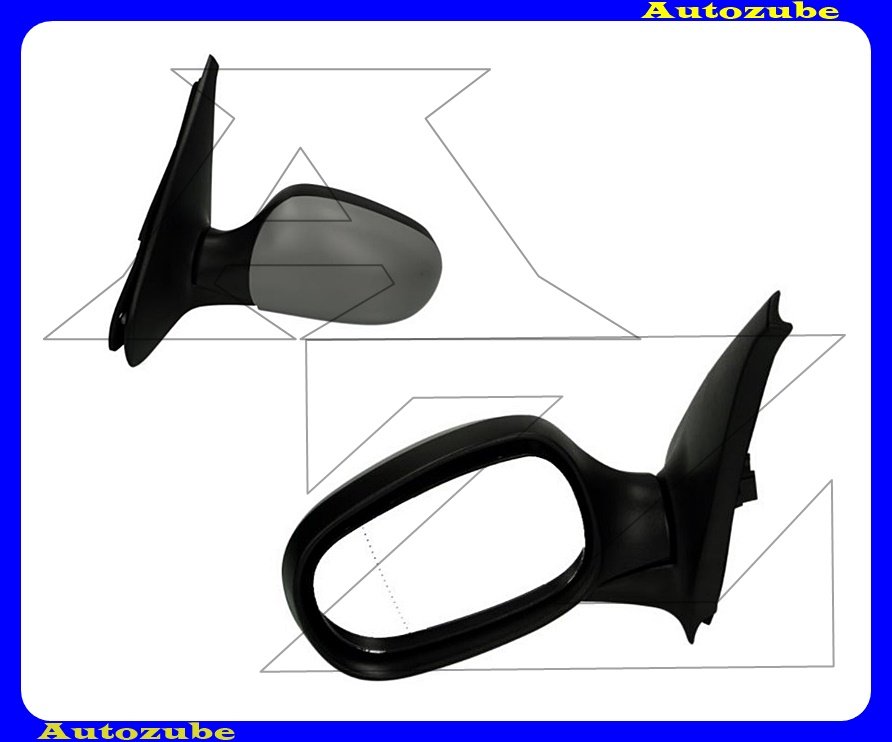 Visszapillantó tükör bal, elektromos, fűthető-aszférikus tükörlappal, fényezhető borítással Visszapillantó tükör bal, elektromos, fűthető-aszférikus tükörlappal, fényezhető borítással