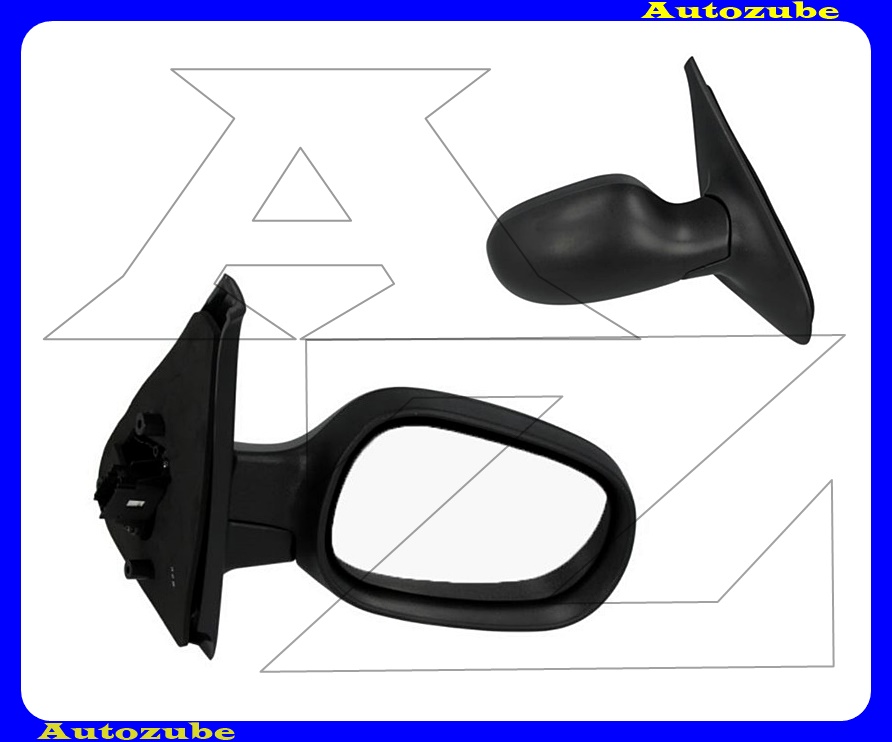 Visszapillantó tükör jobb, elektromos, fűthető-domború tükörlappal, hőmérős, fekete borítással Visszapillantó tükör jobb, elektromos, fűthető-domború tükörlappal, hőmérős, fekete borítással