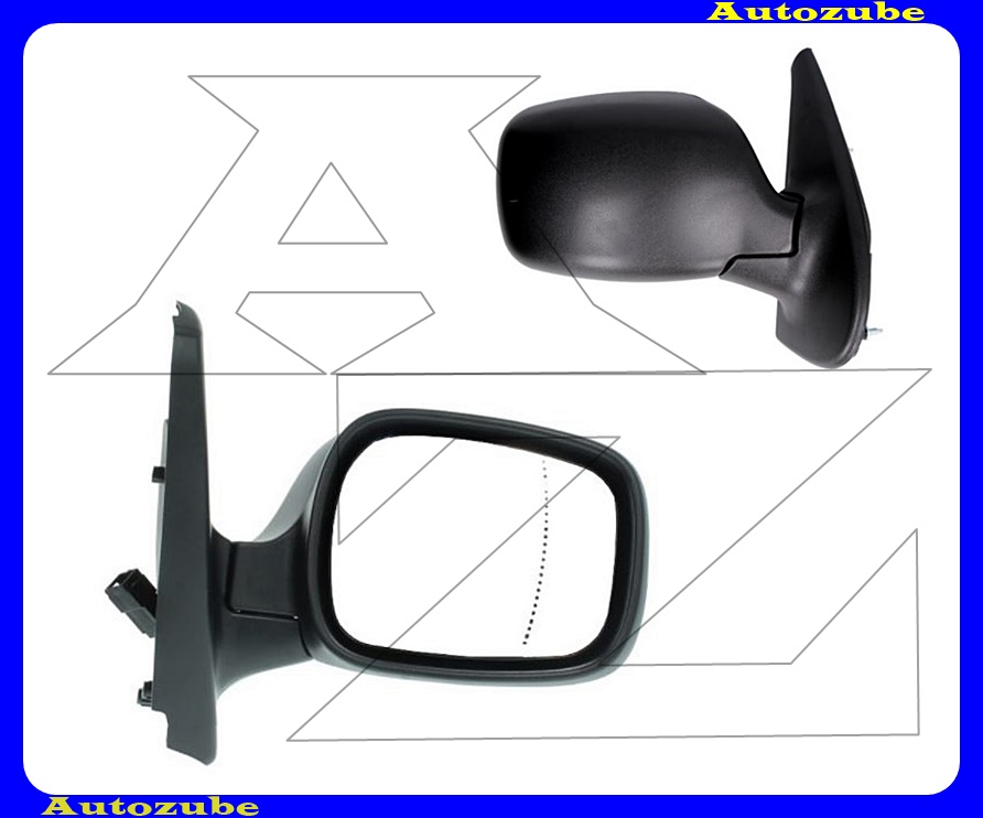 Visszapillantó tükör jobb, elektromos, fűthető-aszférikus tükörlappal, fekete borítással Visszapillantó tükör jobb, elektromos, fűthető-aszférikus tükörlappal, fekete borítással