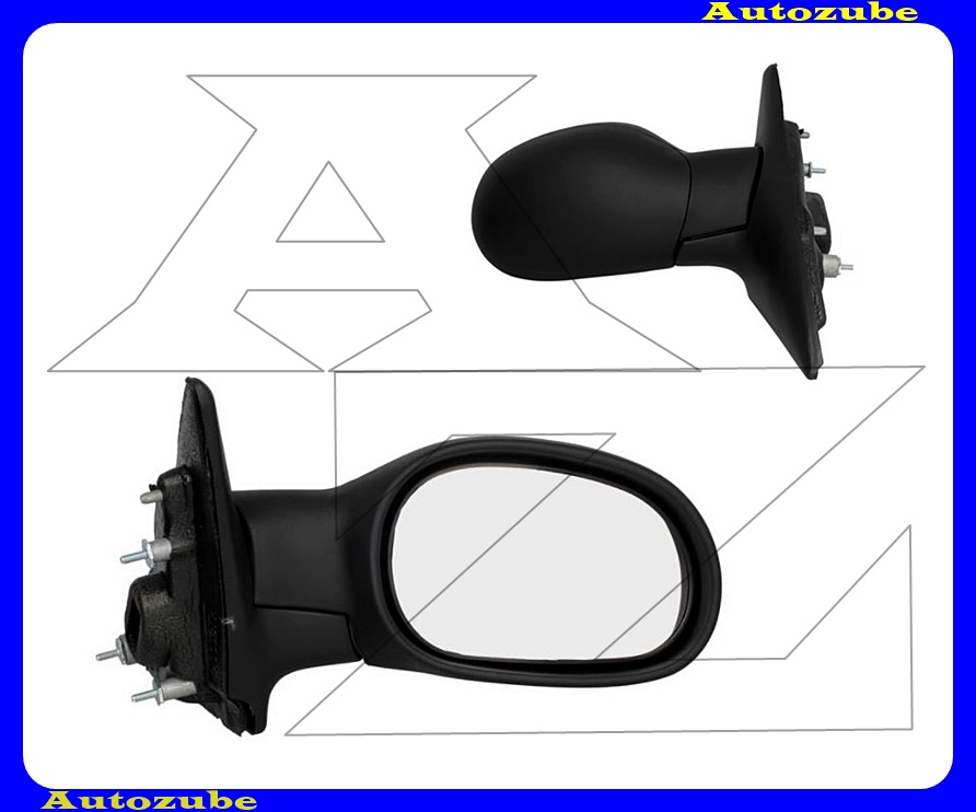 Visszapillantó tükör jobb, elektromos, fűthető-domború tükörlappal, fekete borítással Visszapillantó tükör jobb, elektromos, fűthető-domború tükörlappal, fekete borítással