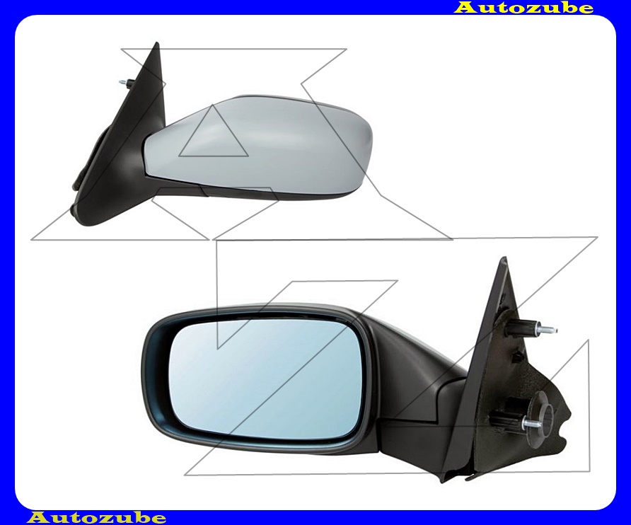 Visszapillantó tükör bal, elektromosan behajló, fűthető-aszférikus tükörlappal, fényezhető borítással Visszapillantó tükör bal, elektromosan behajló, fűthető-aszférikus tükörlappal, fényezhető borítással