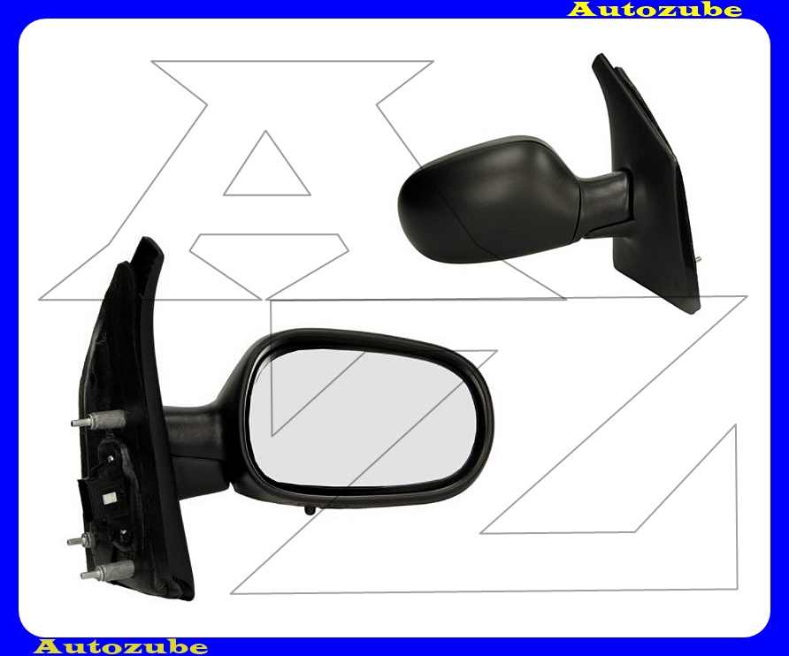 Visszapillantó tükör jobb, elektromos, fűthető-domború tükörlappal, hőmérős, fekete borítással Visszapillantó tükör jobb, elektromos, fűthető-domború tükörlappal, hőmérős, fekete borítással