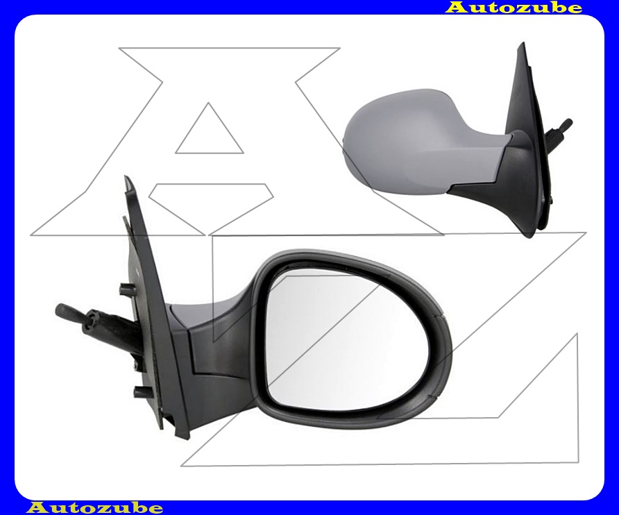 Visszapillantó tükör jobb, manuális, domború tükörlappal, fényezhető borítással /RENDELÉSRE/ Visszapillantó tükör jobb, manuális, domború tükörlappal, fényezhető borítással /RENDELÉSRE/