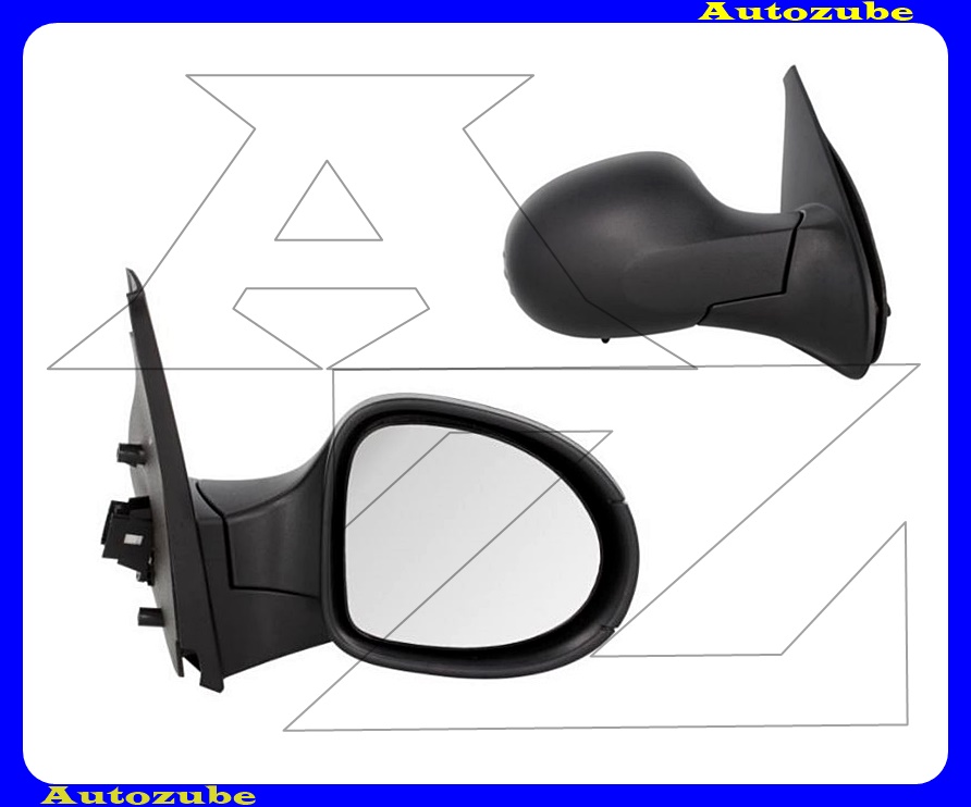 Visszapillantó tükör jobb, elektromos, fűthető-domború tükörlappal, hőmérős, fekete borítással Visszapillantó tükör jobb, elektromos, fűthető-domború tükörlappal, hőmérős, fekete borítással