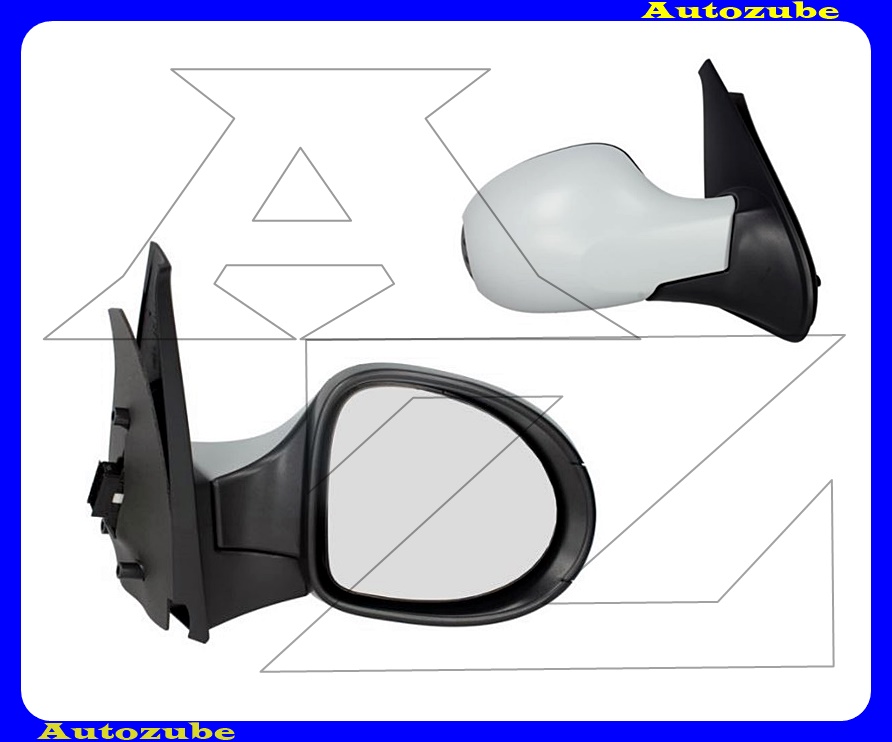 Visszapillantó tükör jobb, elektromos, fűthető-domború tükörlappal, hőmérős, fényezhető borítással Visszapillantó tükör jobb, elektromos, fűthető-domború tükörlappal, hőmérős, fényezhető borítással