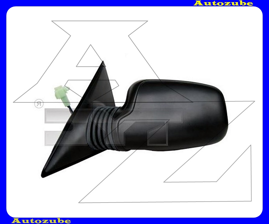 Visszapillantó tükör bal, elektromos, fűthető-domború tükörlappal, fekete borítással Visszapillantó tükör bal, elektromos, fűthető-domború tükörlappal, fekete borítással