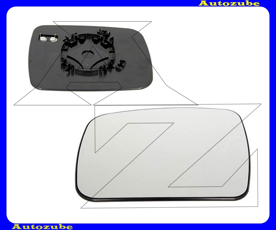 Visszapillantó tükörlap bal, fűthető-domború (tartólappal) Visszapillantó tükörlap bal, fűthető-domború (tartólappal)