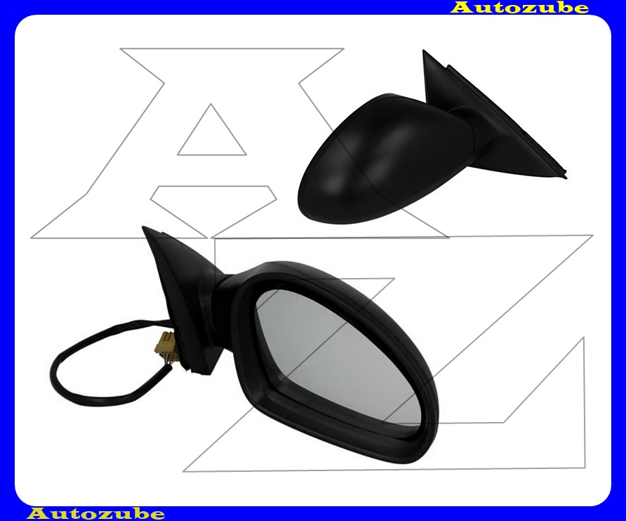 Visszapillantó tükör jobb, elektromos, fűthető-domború tükörlappal, fekete borítással Visszapillantó tükör jobb, elektromos, fűthető-domború tükörlappal, fekete borítással